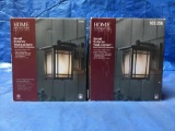 (2) Home Decorators Collection Port Oxford Small Exterior Wall Lanterns