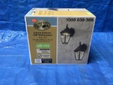 Hampton Bay 2-Pack Exterior LED Wall Lantern