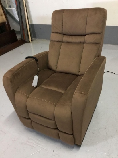 Palliser Furniture Augusta Power Kona Coffee Microfiber Fabric Lift Chair