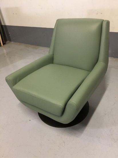 Palliser Furniture Plato Swivel Tulsa II Honeydew Leather Chair