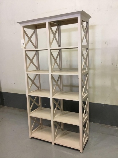 5-Level Light-Pink Bookshelf