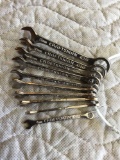 Lot of Craftsman Metric Combination Ratcheting Wrench