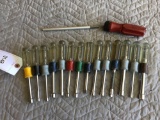 Lot of Craftsman SAE. AND Metric Nut Drivers