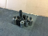 Lot of Assorted Torque and Allen Wrench Sockets