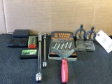 Lot of Assorted Drill Extractors and T-Handle Ratchets
