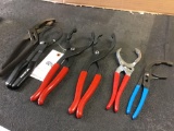 Lot of Assorted Oil Filter Wrenches