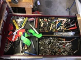 Drawer Contents of Assorted Mechanics Tools