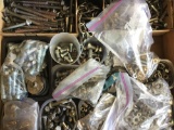 (2) Drawer Contents of Assorted Hardware