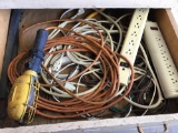 (2) Drawer Contents of Assorted Extension Cords
