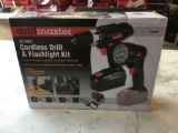 Drill Master 18 Volt Cordless Drill & Flashlight Kit