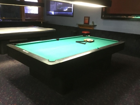 Olhausen Billiards Table With Billard Ball Set and Triangle