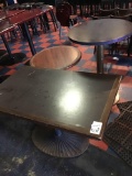Lot of Assorted Size/Shape Bar/Utility Tables