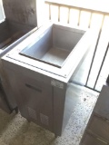 Stainless steel steam table