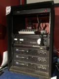 Lot of Assorted Live Sound Equipment With Rack