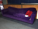 Lot of (3) Assorted Size Velvet Couches