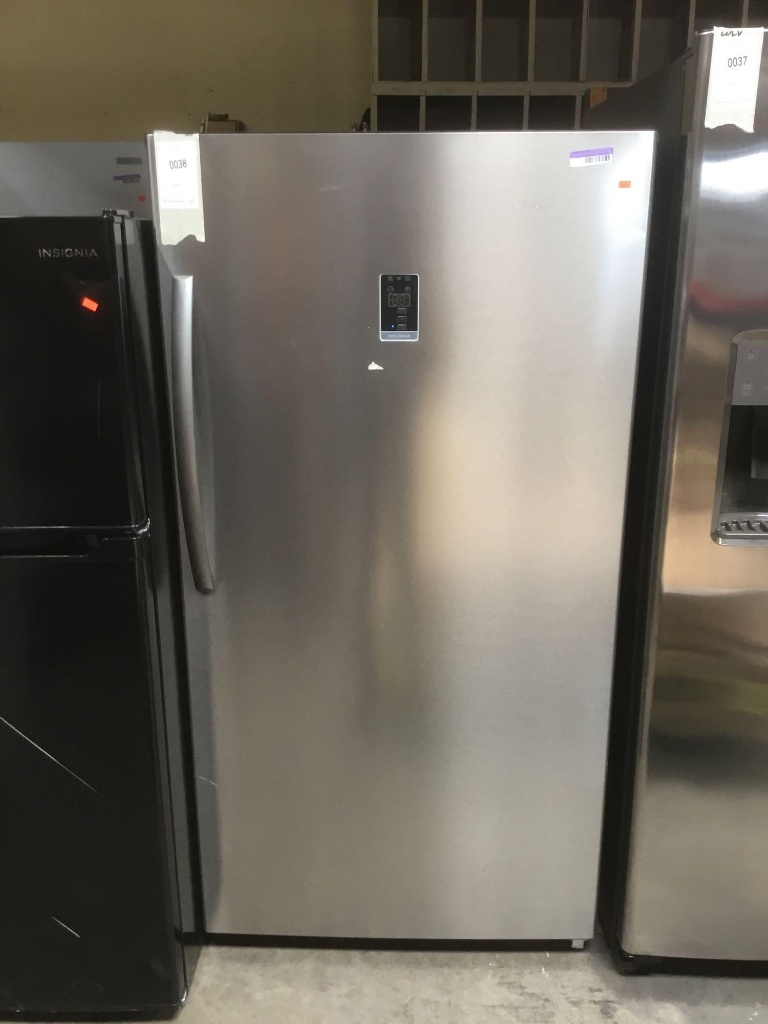 Insignia 17 Cu Ft Stainless Steel Frost Free Upright Convertible Freezer Refrigerator Estate Personal Property Major Appliances Refrigerators Freezers Online Auctions Proxibid