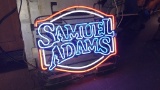 Neon signs “Samuel Adams”