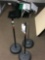 Lot of (3) Assorted Straight Microphone Stands