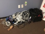 Lot of Assorted Microphone/Instrument Cables, Coax, Ethernet, Microphones Etc.