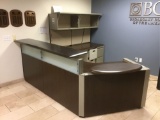 Reception Desk w/Filing Cabinets