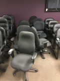 Lot of (9) Assorted Rolling Office Chairs