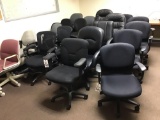 Lot of (22) Assorted Rolling Office Chairs