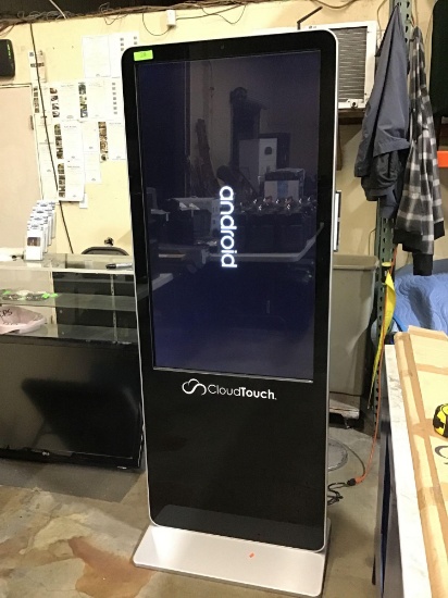 CloudTouch 50in. Vertical Touch Screen Retail Display Kiosk