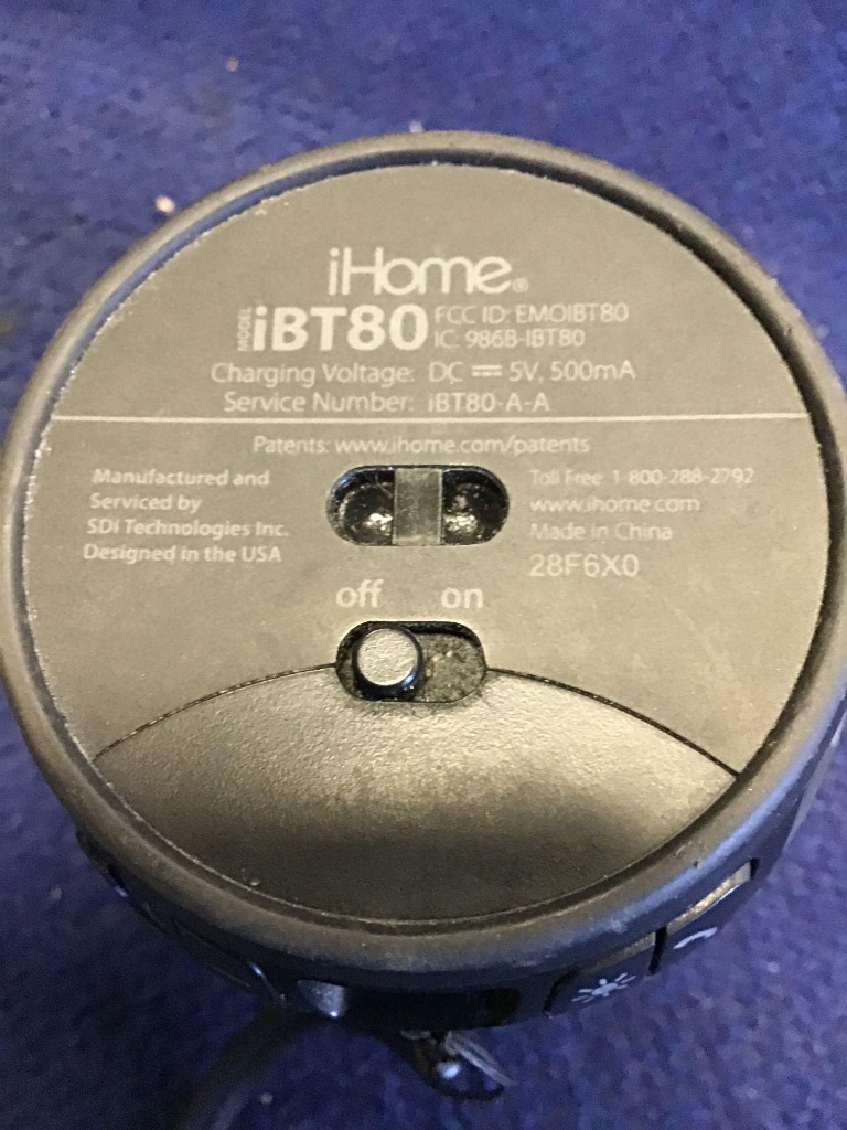 ihome ibt80