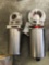 (2) Food Grade Stainless Steel Pneumatic Gate Valves