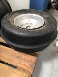 (1) ATV Rim with Sand Tires Unlimited Razor-Back 22x8.00-10 Tire