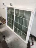 Lot of (2) Aluminum and (1) Vinyl Glass Windows