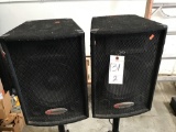 (2) Harbinger Speakers With Stands