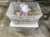 (2) Bins of Assorted Mason Jars