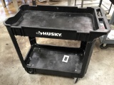 Husky Polycarbonate Rolling Utility Cart