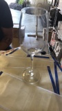 Plastic wine glasses