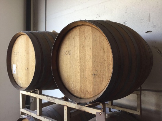 Empty Wood Barrels