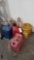 Lot of Assorted Small Fuel Containers