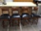 Lot of (4) Wooden Chairs