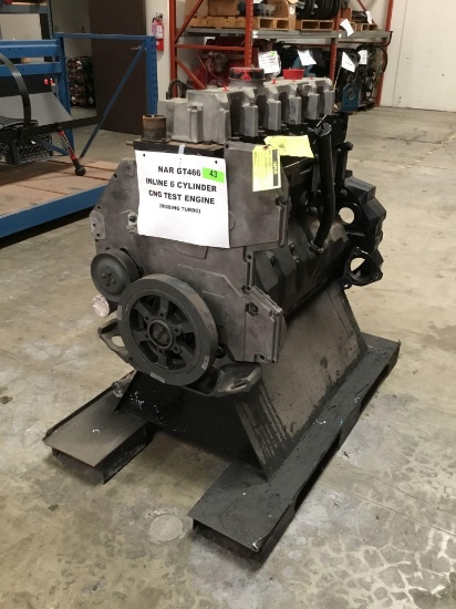 North American Re-Power GT466 In-line 6 Cylinder CNG Test Engine