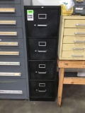 Metal Vertical File Cabinet with Contents