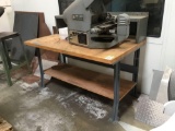 Work Bench with Wood Top