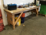 (3) Wooden Work Benches