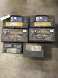 (6) Assorted 12v Batteries