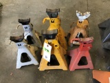 (6) Assorted Size Jack Stands