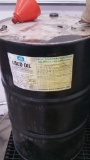 Oil drum with used oil