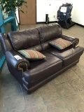 (2) Leather Couches