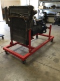 Engine Stand With Navistar GT466 In-line 6 Cylinder Block/Parts Engine
