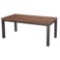 Modus Furniture Gabe Solid Wood Rectangular Dining Table in Rustic Truffle