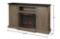 Home Decorators Collection Chestnut Hill 68 in. TV Stand Electric Fireplace with Sliding Barn Door