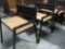 Lot of (3) Metal Restaurant Chairs